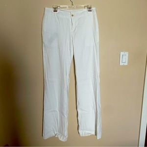 Banana Republic Martin Fit White Trousers Size 6